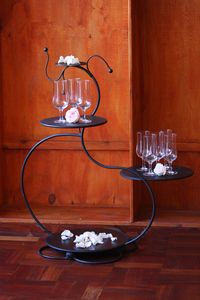 3 Tier black cake stand
